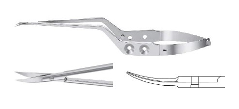 ЯЗЕРГІЛ МІКРО НОЖИЦІ.БАГНЕТОВ. ВИГН. ВНИЗ200MM